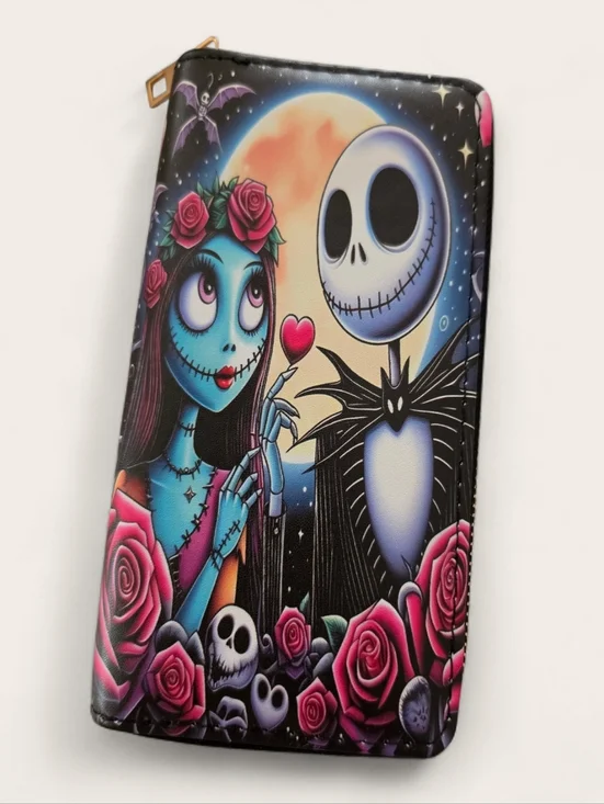 NBC Zip Wallet | Jack & Sally Gothic Cute NWT - Picture 2 of 3